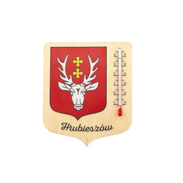 Termometr z herbem miasta - cyfrowy druk UV - TER018