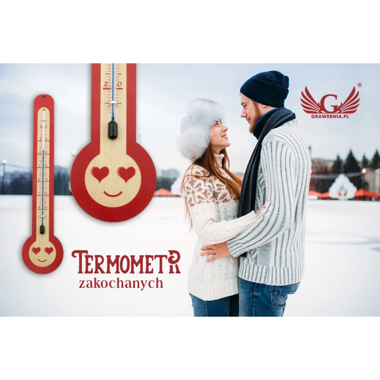Termometr zakochanych - cyfrowy druk UV - walentynki TER013