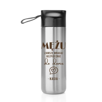 Termos ze stali nierdzewnej Castor - 600ml - Prezent dla męża - TRM008