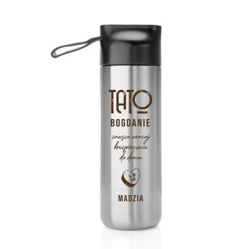 Termos ze stali nierdzewnej Castor - 600ml - Prezent dla taty - TRM009
