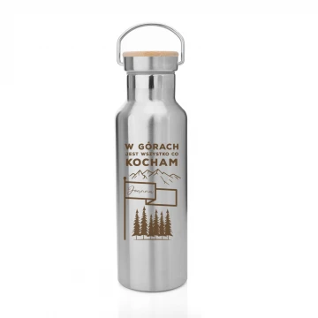 Termos ze stali nierdzewnej Denali - 500ml - W górach jest wszystko co kocham - TRM005