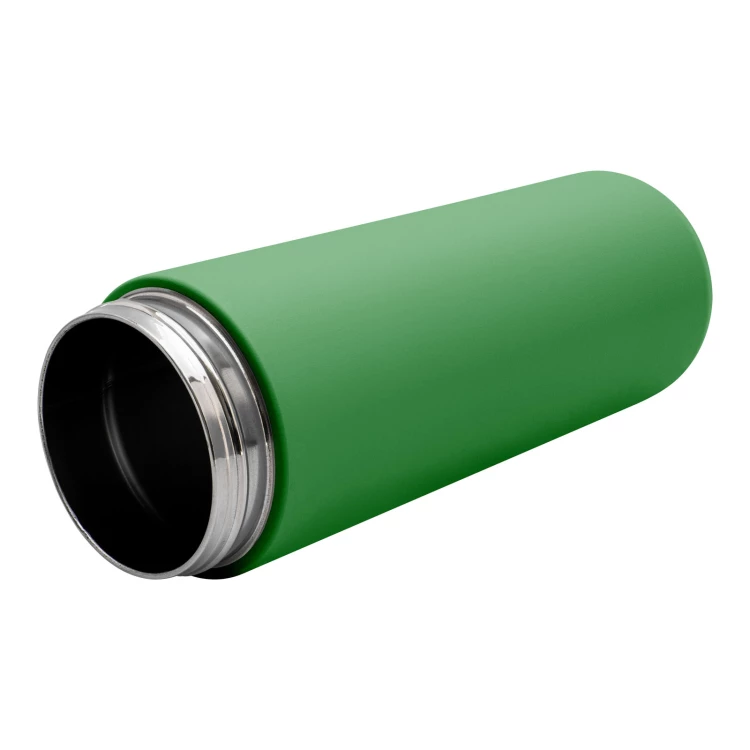 Termos ze stali nierdzewnej z grawerem - zielony - 600 ml - TRM014