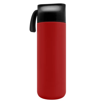 Termos ze stali nierdzewnej z grawerem - czerwony - 600 ml - TRM015