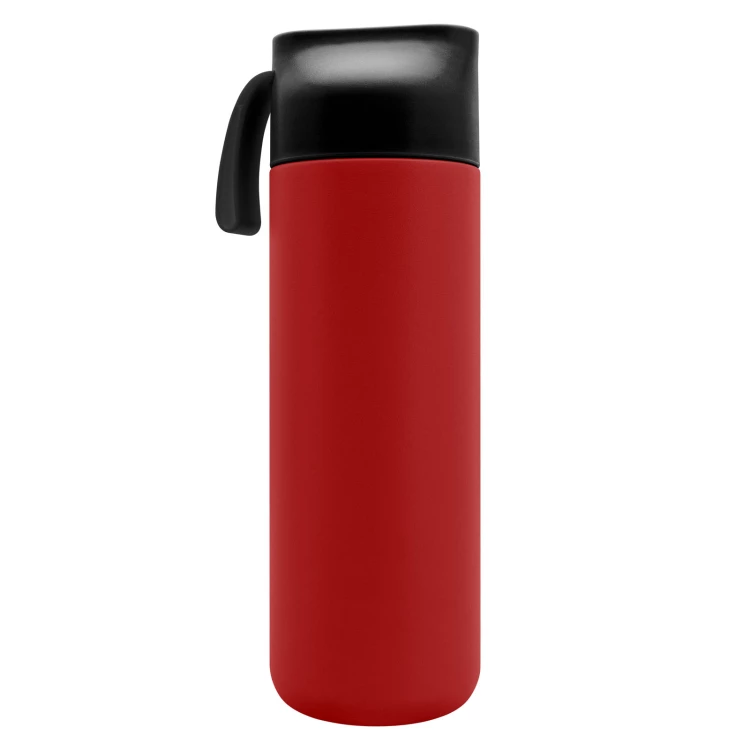 Termos ze stali nierdzewnej z grawerem - czerwony - 600 ml - TRM015