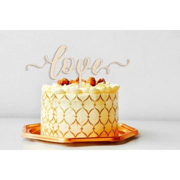 Topper na tort - Love - TOP052