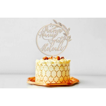 Topper na tort - Pierwsza Komunia Święta - TOP047