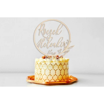 Topper na tort urodzinowy - Roczek - TOP050
