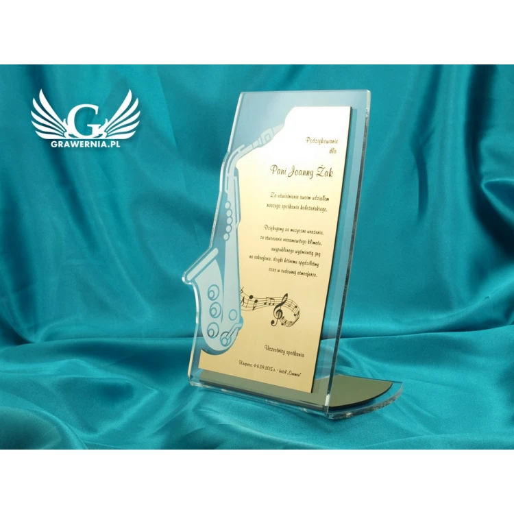 Trofeum akrylowe - model DTA20 - wysokość 21 cm