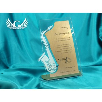 Trofeum akrylowe - model DTA20 - wysokość 21 cm