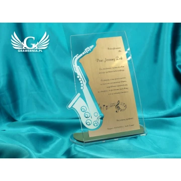 Trofeum akrylowe - model DTA20 - wysokość 21 cm