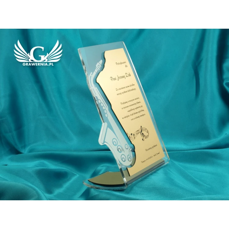 Trofeum akrylowe - model DTA20 - wysokość 21 cm