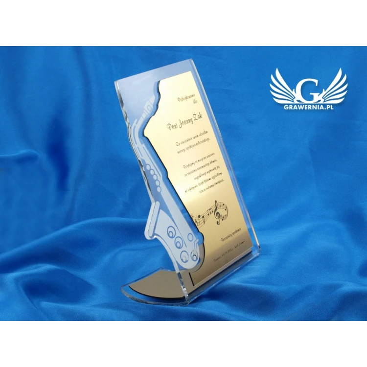 Trofeum akrylowe - model DTA20 - wysokość 21 cm