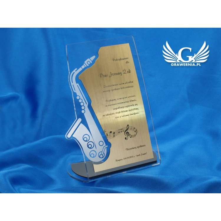 Trofeum akrylowe - model DTA20 - wysokość 21 cm