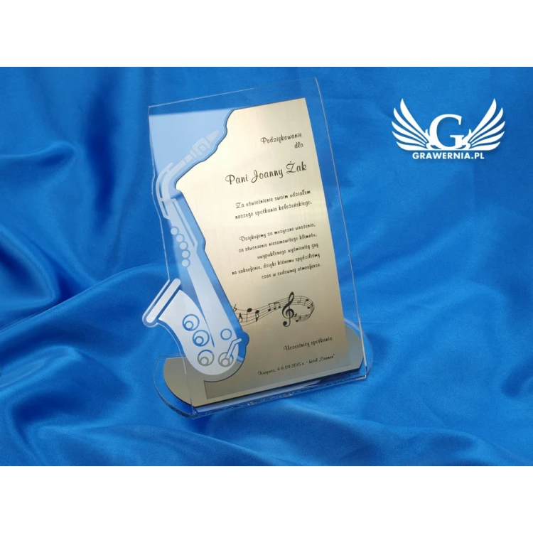 Trofeum akrylowe - model DTA20 - wysokość 21 cm