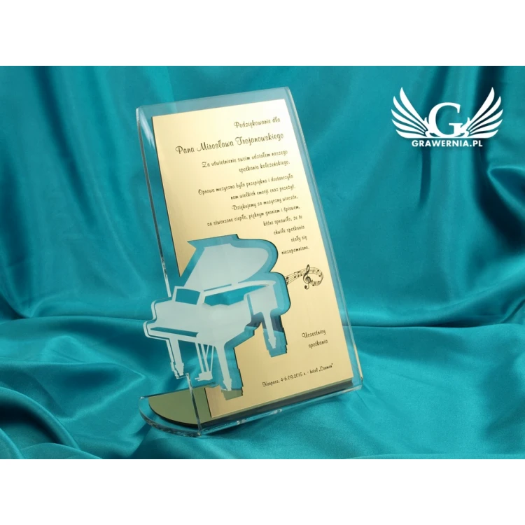 Trofeum akrylowe - model DTA20 - wysokość 21 cm