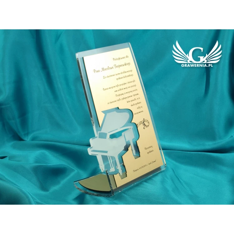 Trofeum akrylowe - model DTA20 - wysokość 21 cm