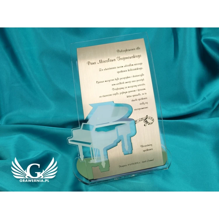 Trofeum akrylowe - model DTA20 - wysokość 21 cm