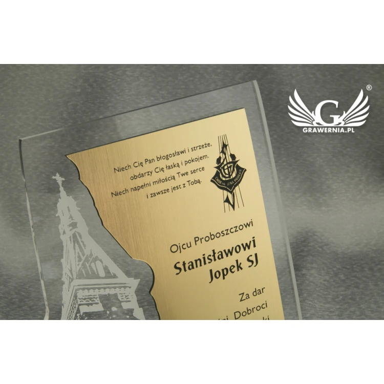 Trofeum akrylowe - model DTA20 - wysokość 21 cm