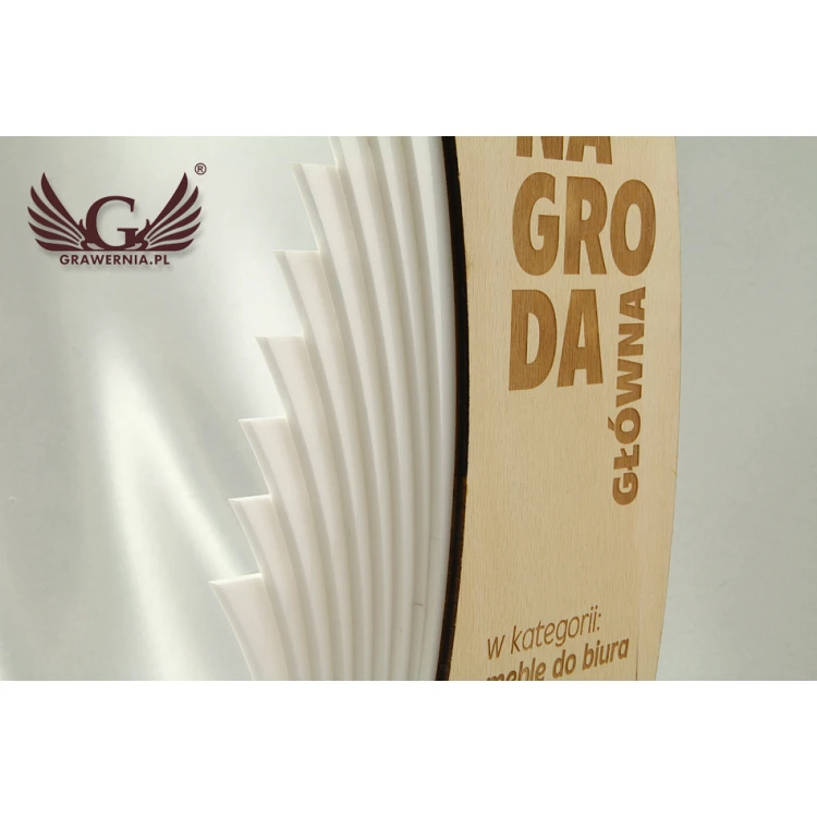 Trofeum biznesowe - TOWER - model DTA37 - wys. 27cm