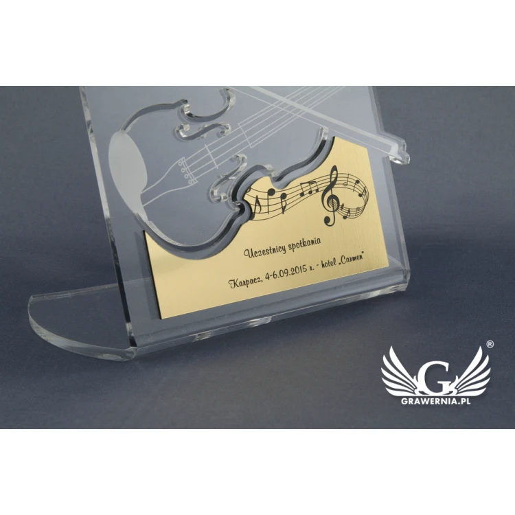 TROFEUM DLA MUZYKA - wg indywidualnego projektu - model DTA11