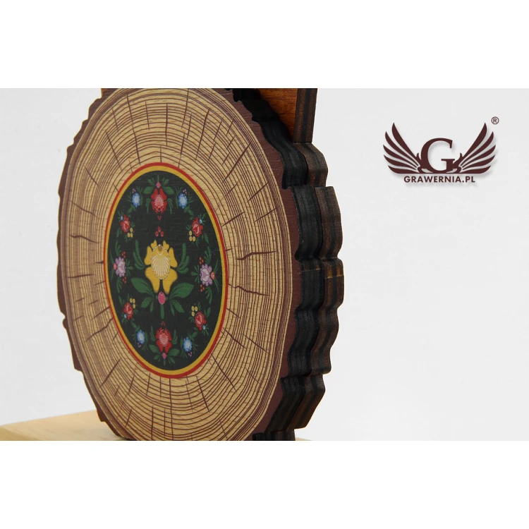 Trofeum drewniane  - FOLK - model DTA46 - wys. 21,5cm