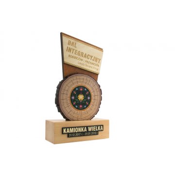 Trofeum drewniane  - FOLK - model DTA46 - wys. 21,5cm