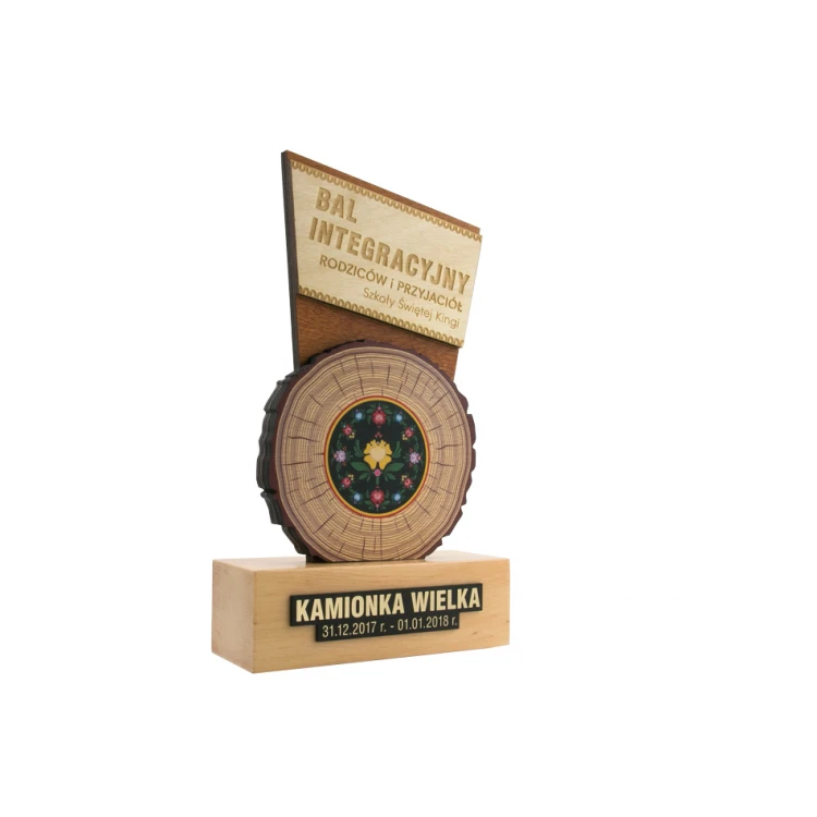 Trofeum drewniane  - FOLK - model DTA46 - wys. 21,5cm