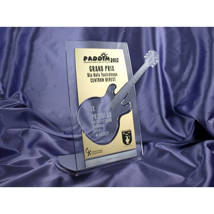 TROFEUM DLA MUZYKA - wg indywidualnego projektu - model DTA11