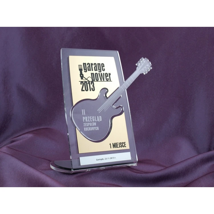 TROFEUM DLA MUZYKA - wg indywidualnego projektu - model DTA11