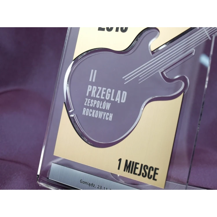 TROFEUM DLA MUZYKA - wg indywidualnego projektu - model DTA11