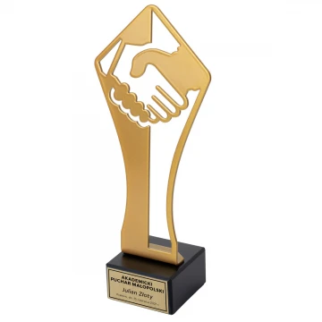 Trofeum metalowe Gratulacje - wysokość 21cm - FOL064