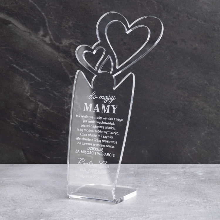 TROFEUM SERCE - prezent dla mamy - model MTA5