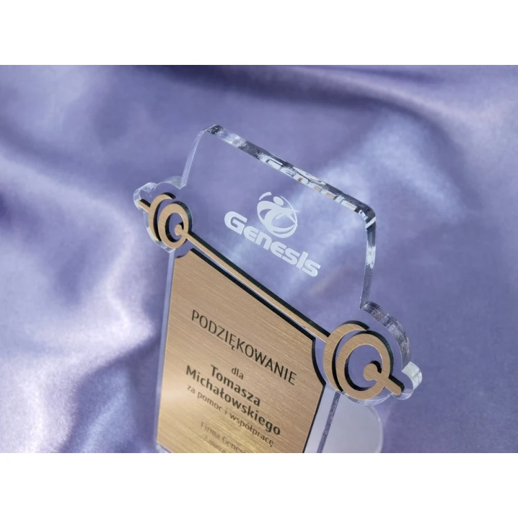 Trofeum akrylowe Sport - model DTA16 - wysokość 15 cm