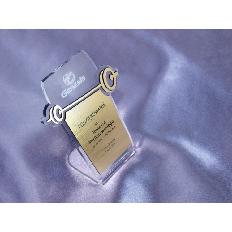 Trofeum akrylowe Sport - model DTA16 - wysokość 15 cm