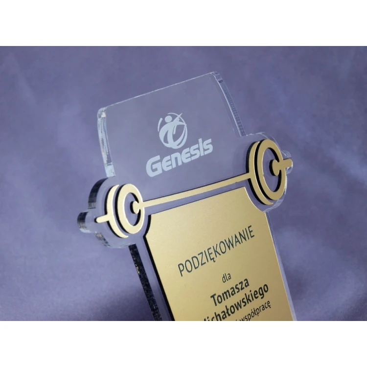 Trofeum akrylowe Sport - model DTA16 - wysokość 15 cm