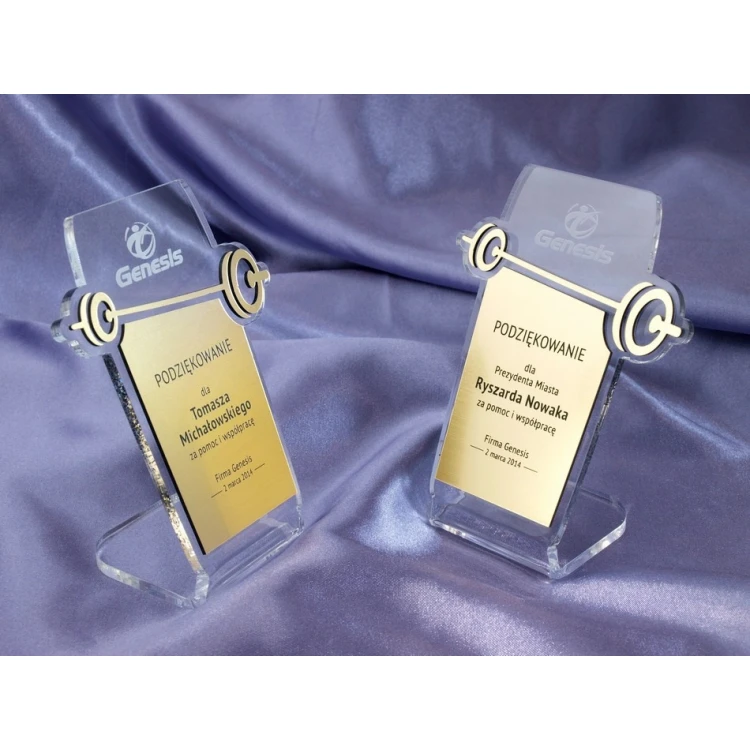 Trofeum akrylowe Sport - model DTA16 - wysokość 15 cm