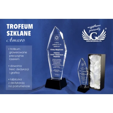 Trofeum szklane - AMARO