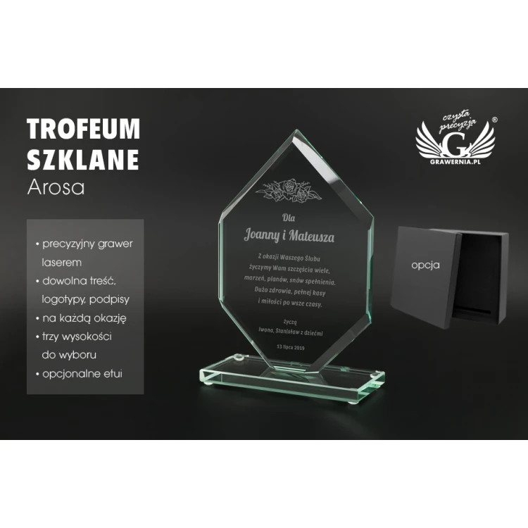 Trofeum szklane - Arosa - TSZ007