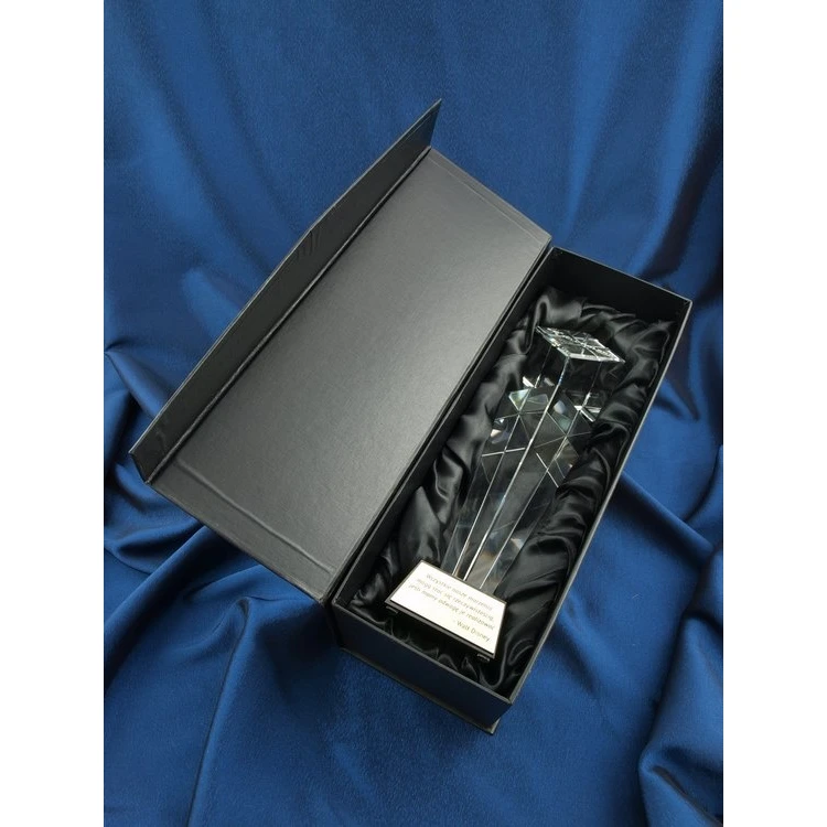Trofeum szklane w etui - CEZAR