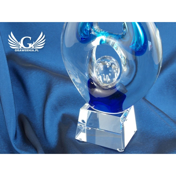 Trofeum szklane w etui - LAGUNA