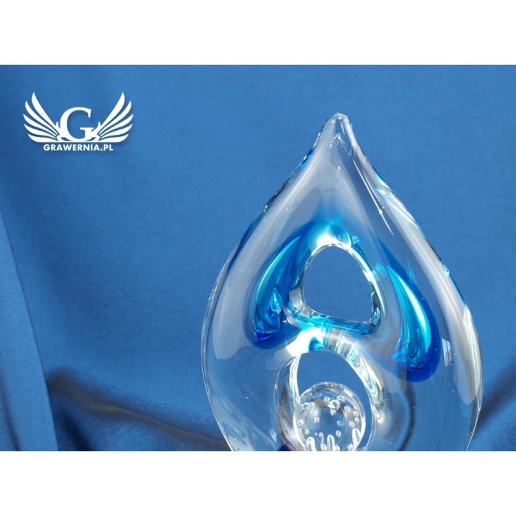 Trofeum szklane w etui - LAGUNA