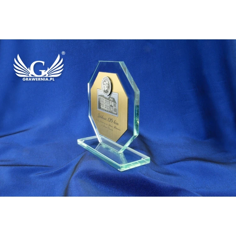 Trofeum szklane - MERIDA plus laminat grawerski
