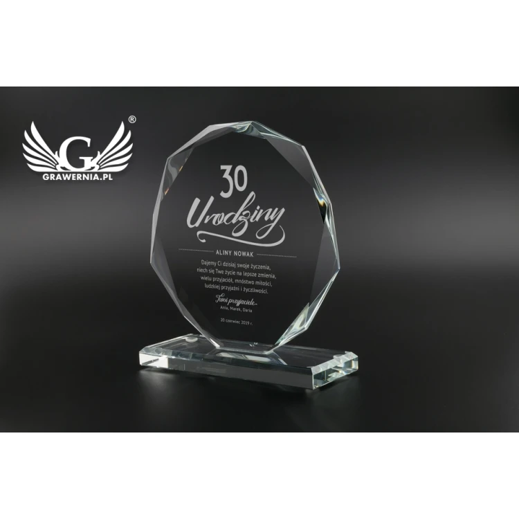 Trofeum szklane - KALIPSO MINI - TSZ059