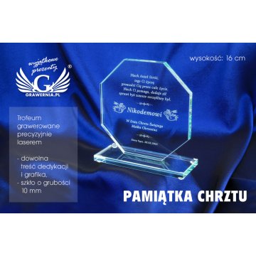 Trofeum Szklane - Merida Pamiątka Chrztu Świętego