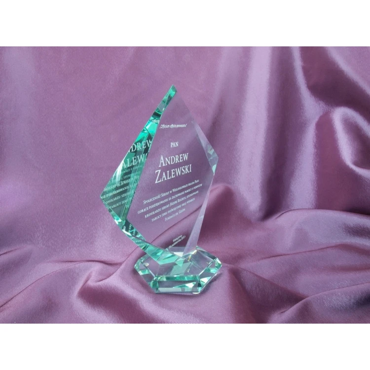 Trofeum szklane w etui - QUARTET BIG