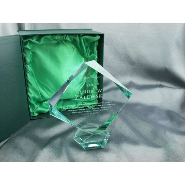 Trofeum szklane w etui - QUARTET BIG
