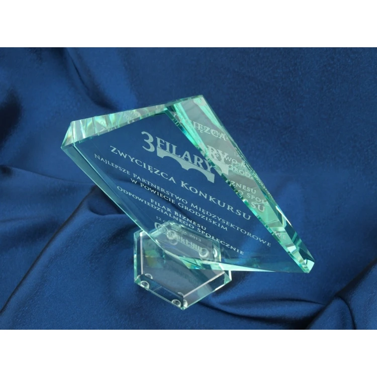 Trofeum szklane w etui - QUARTET BIG