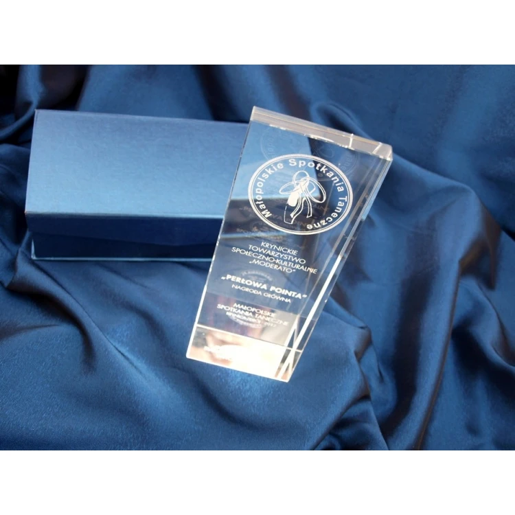 Trofeum szklane w etui - PERLA
