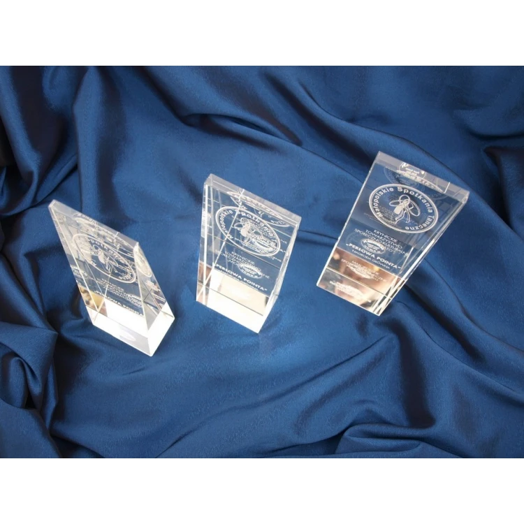 Trofeum szklane w etui - PERLA