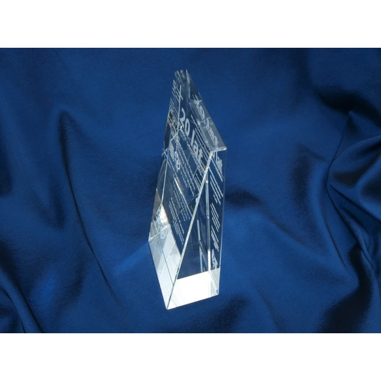 Trofeum szklane w etui - PERLA